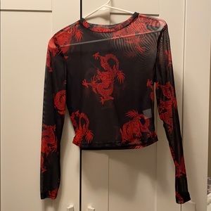 Dragon mesh shirt
